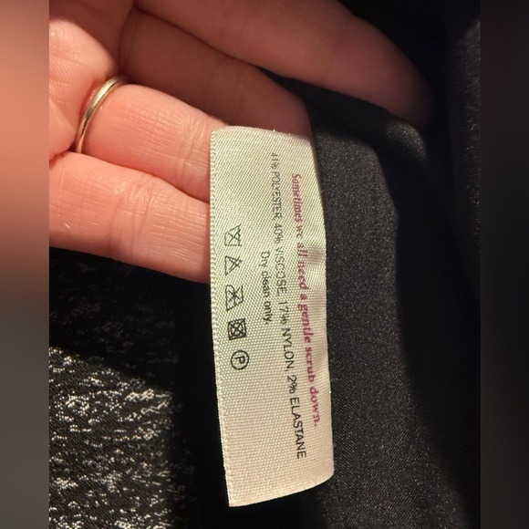 M.M. Lafleur Pencil Skirt black white abstract pattern womens size 10 - Picture 5 of 9